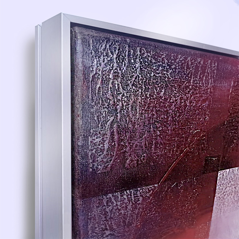 Marco flotante Floating 06 color rojo