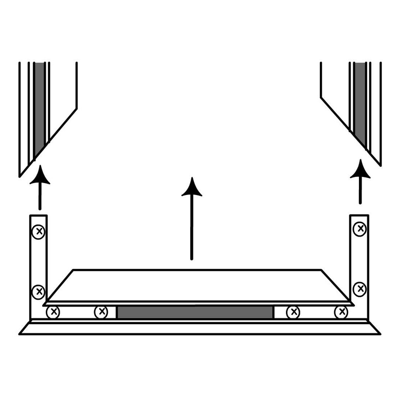 Instructivo de armado marco Floating 06, paso 6